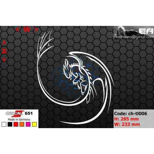 ea cutting sticker / decal Code: ch-tl006 ( toothless dragon )