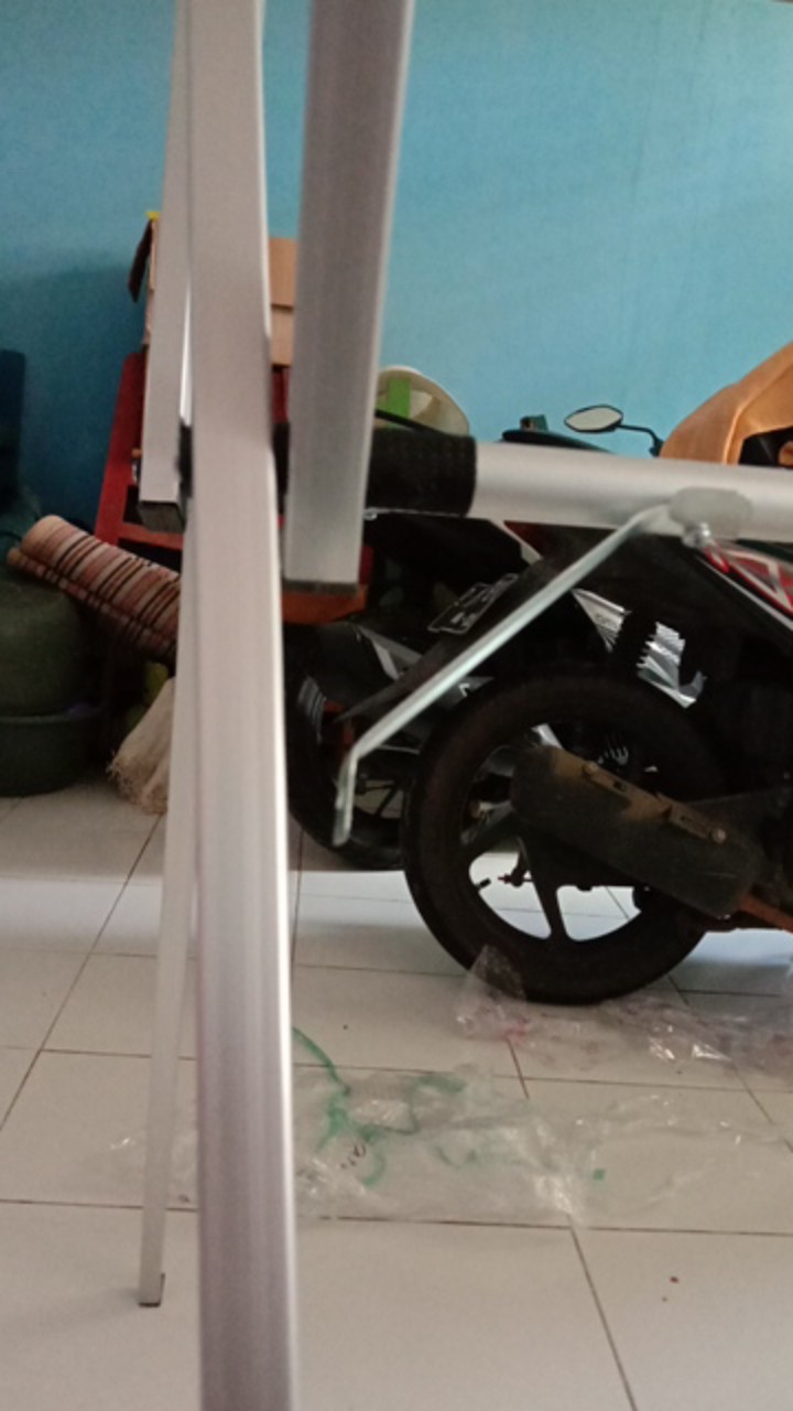 Jemuran Baju Alumunium Silver