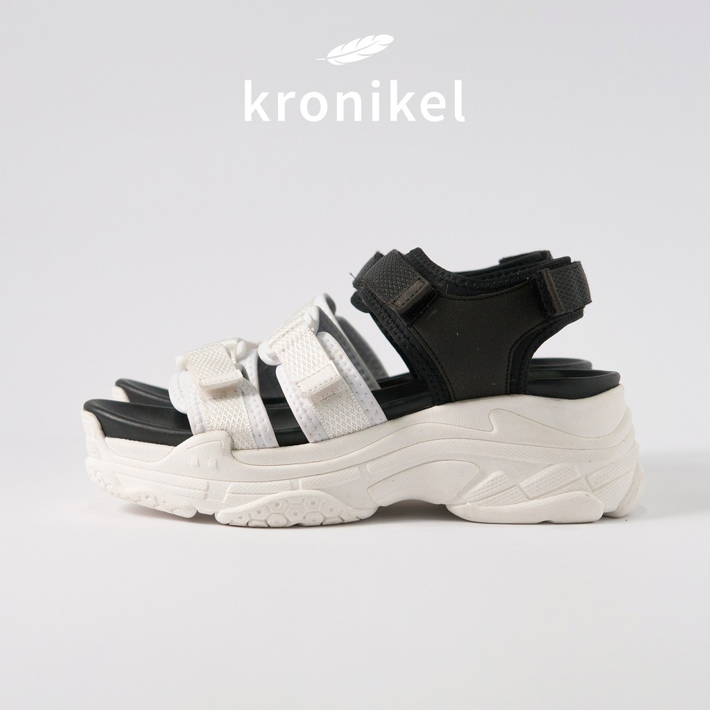 KRONIKEL PROJECT // STORMI - Black Dove Sepatu - Sandal