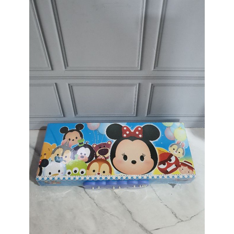 kotak pensil dus ada bisa kunci password KODE ukuran MINI 1tingkat-Tsum - Tsum kodeMINI