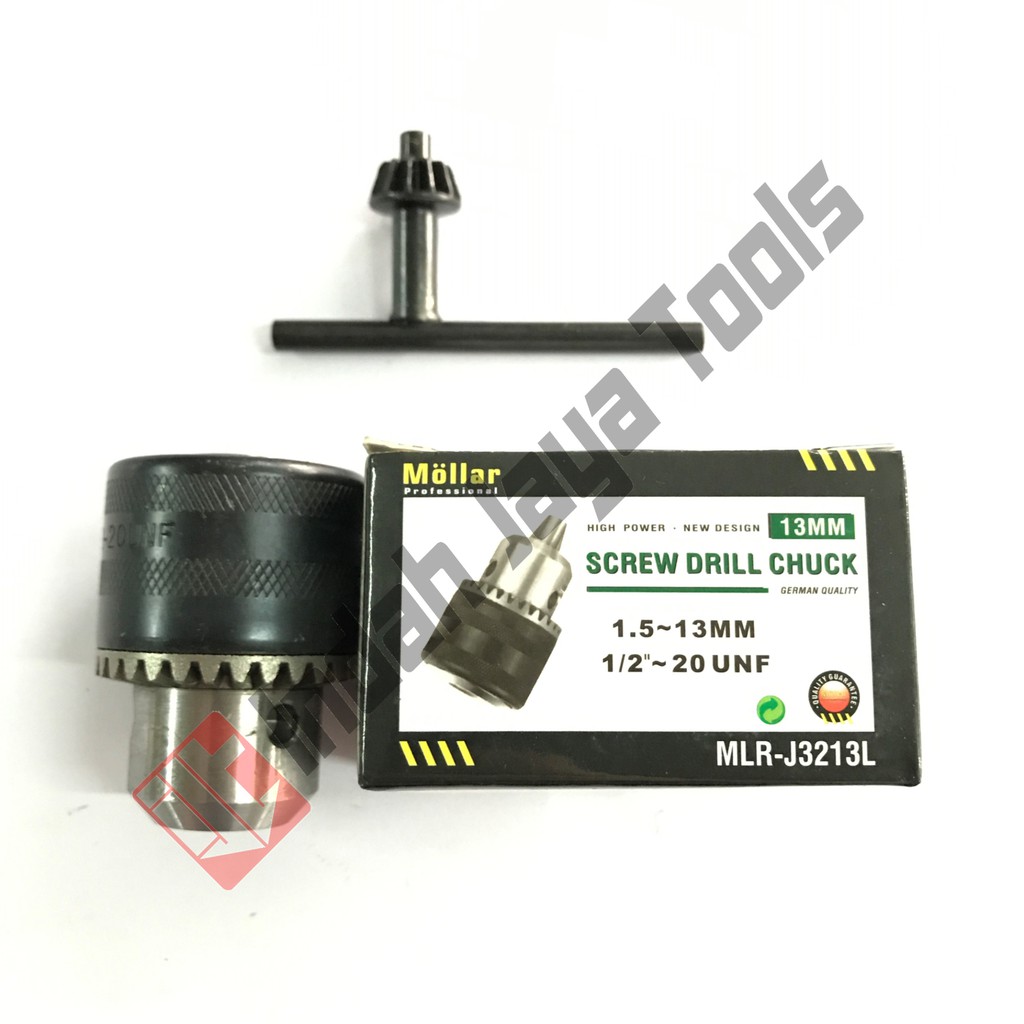 Kepala Bor 13 mm MOLLAR 1/2 Inch - 13mm Chuck Key