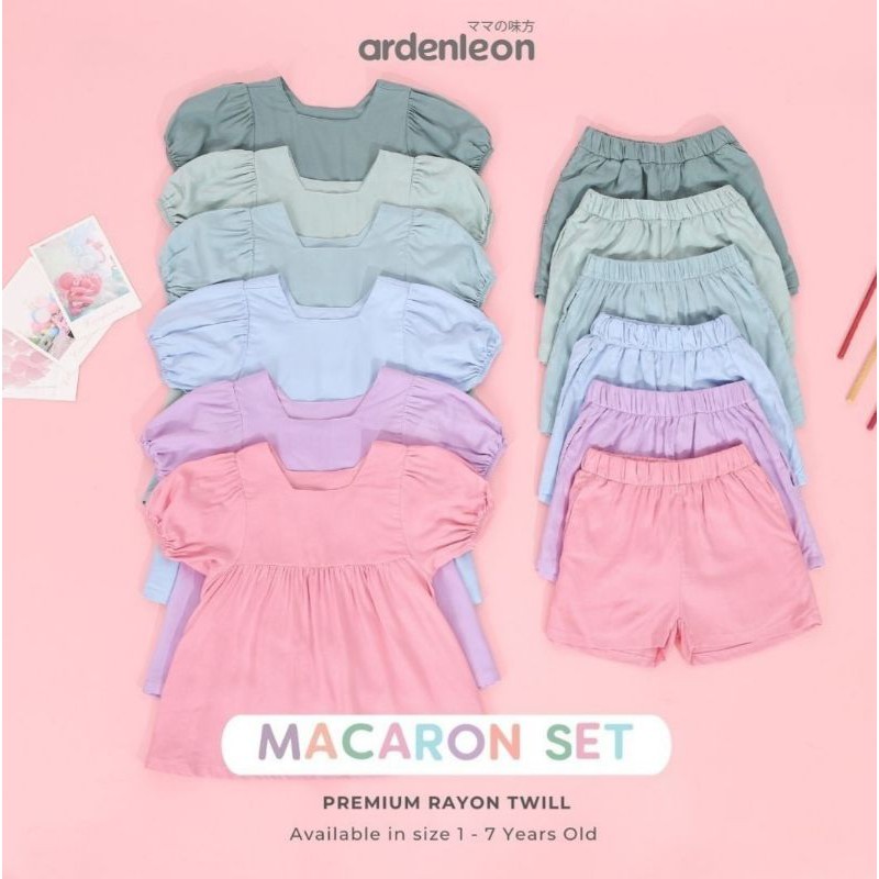 ardenleon macaron peplum set