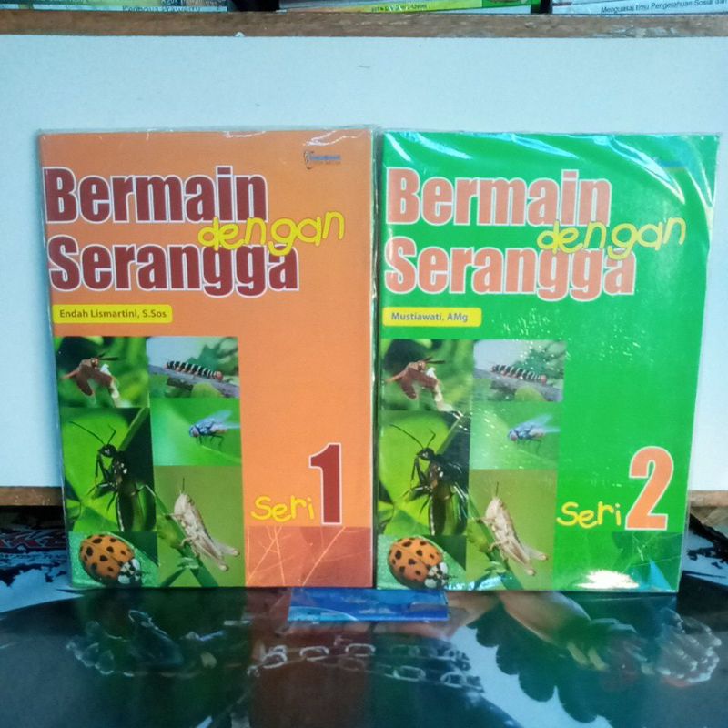 Paket 2 Buku Pengetahuan - Bermain dengan Serangga Seri 1 & 2