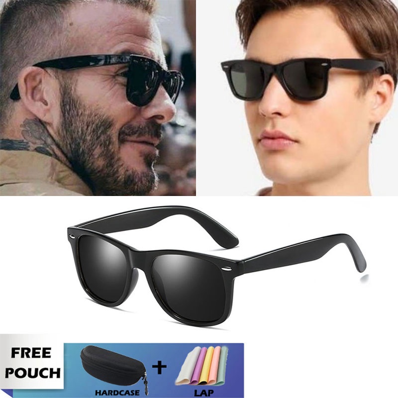 Kacamata Hitam Pria wanita Sunglasses Polarized Anti Silau/Anti UV Kotak Fashion Unisex TR90 2140