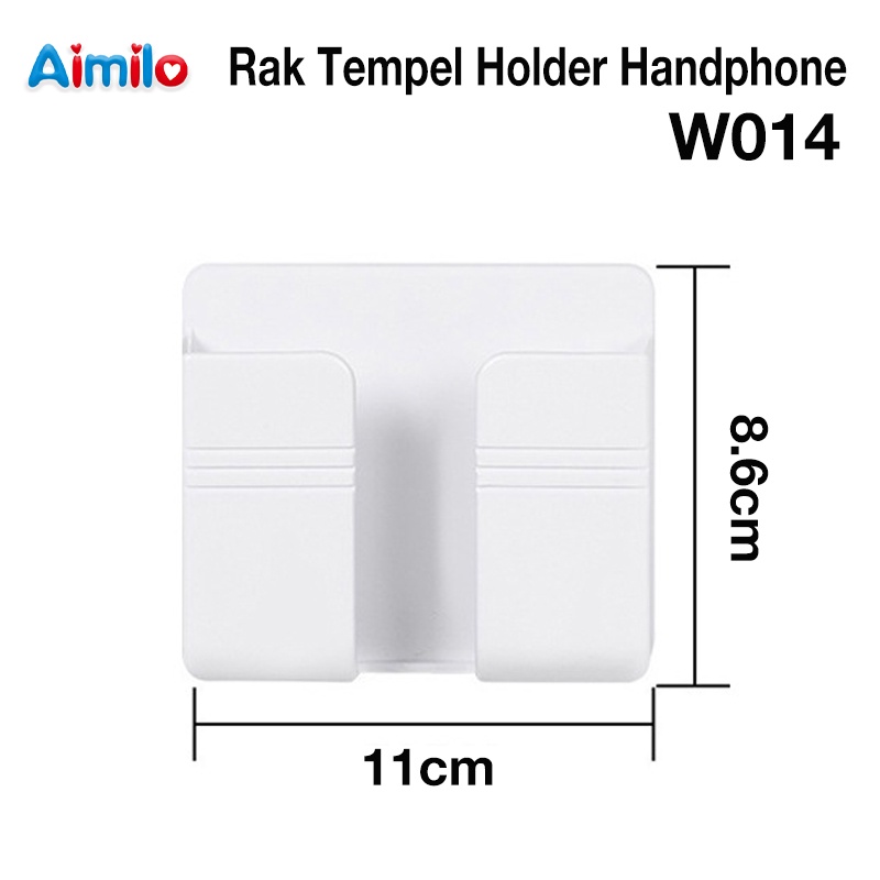 Rak Tempel Holder Handphone | Holder Tempel Dinding HP dan Remote | High Quality Phone Holder Stick on Wall | Penggenggam Handphone dengan Lem untuk Dinding dan Juga untuk Remote