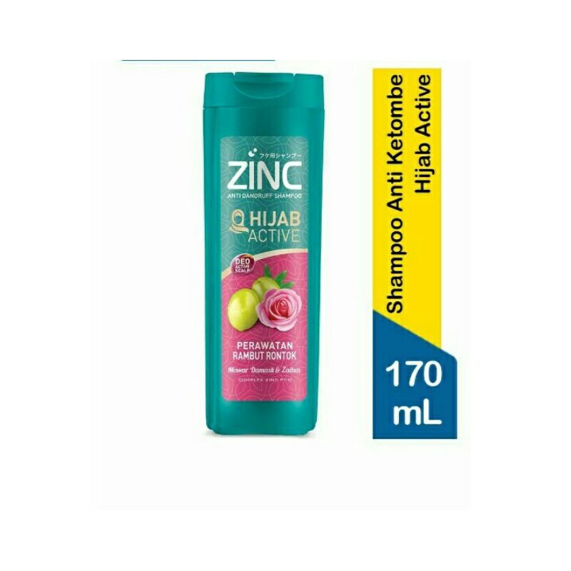 Zinc Shampoo Anti Ketombe Hijab ActiveRambut Rontok 17OMI