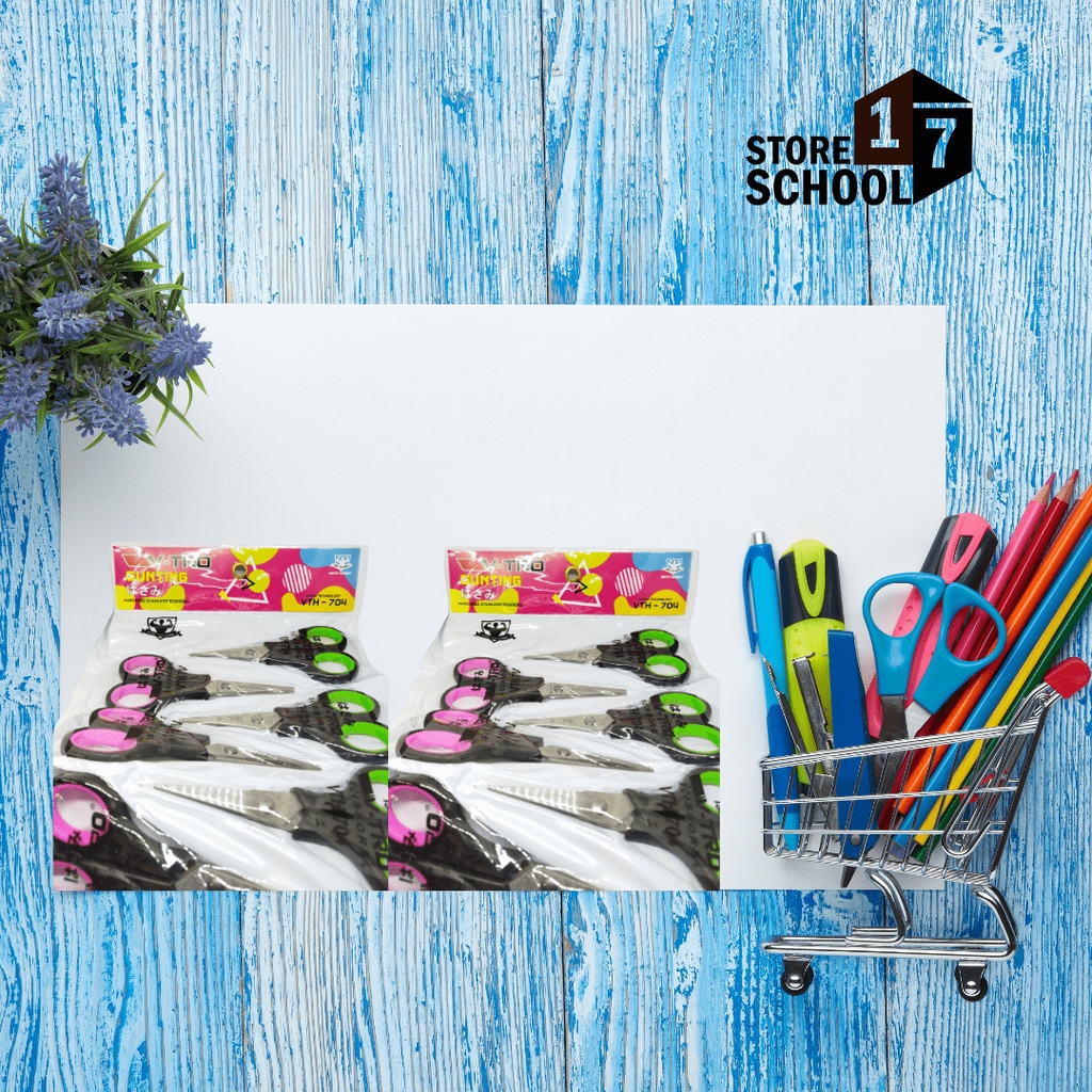 

Gunting Warna-Warni Lucu V-TRO Scissor VT-704