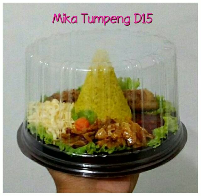 (ISI 20PCS - CT15 COK) Mika Tumini Diameter 15 - Mika Bolu Bulat - Mika Tumpeng Mini
