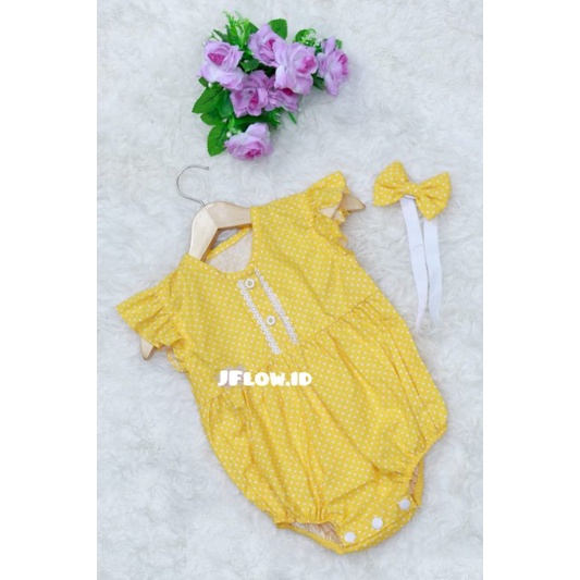 Jumper bayi Set jumper baby bonnet