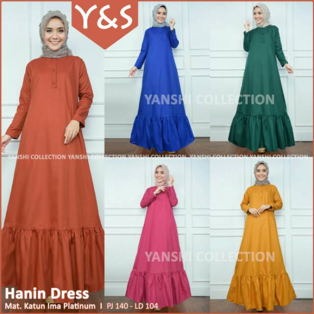 gamis rempel bawah