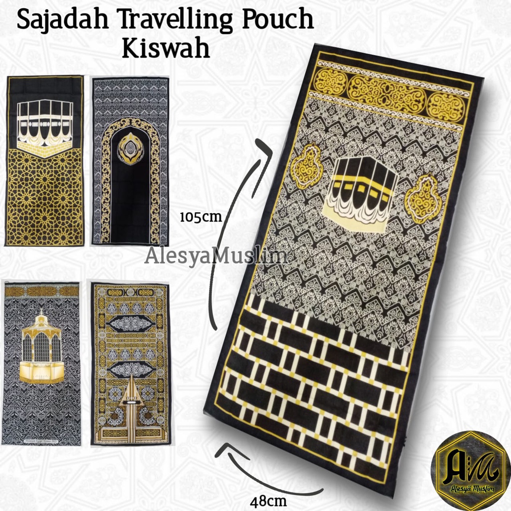 Sajadah Travelling Pouch/Saku Motif Kiswah