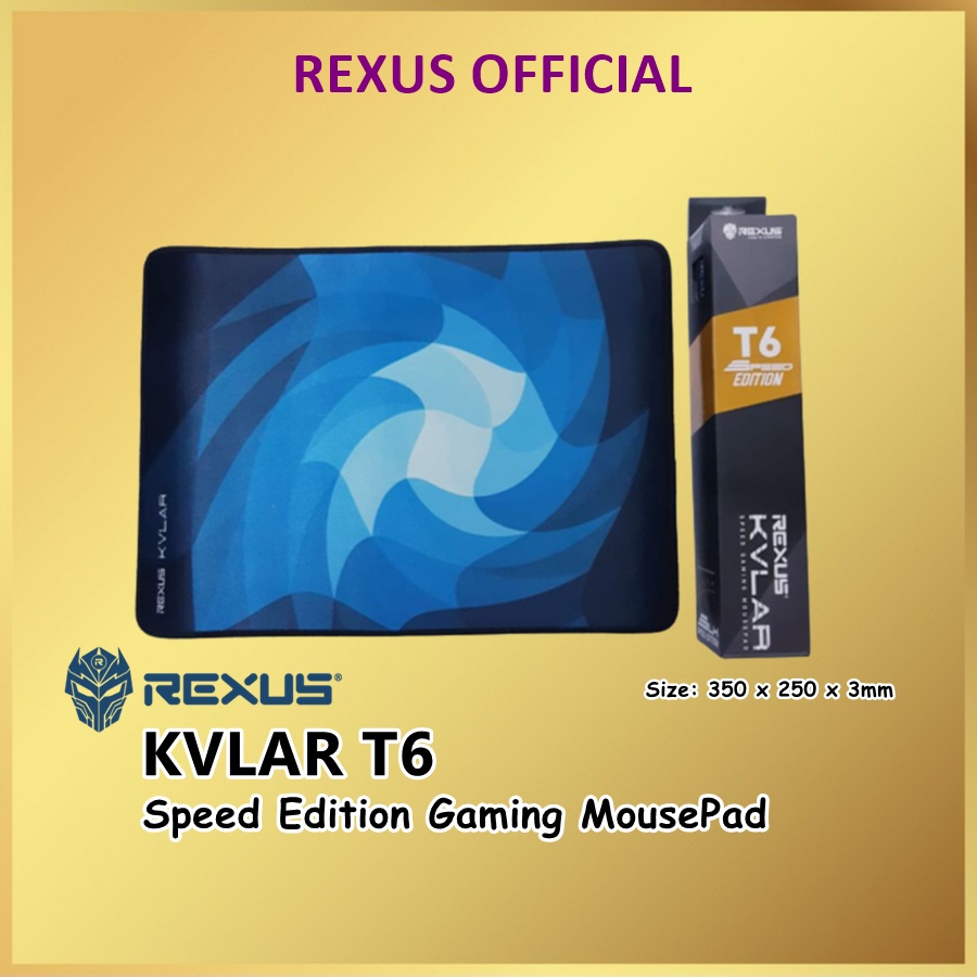 Rexus Mousepad Gaming Kvlar T6 Speed Edition