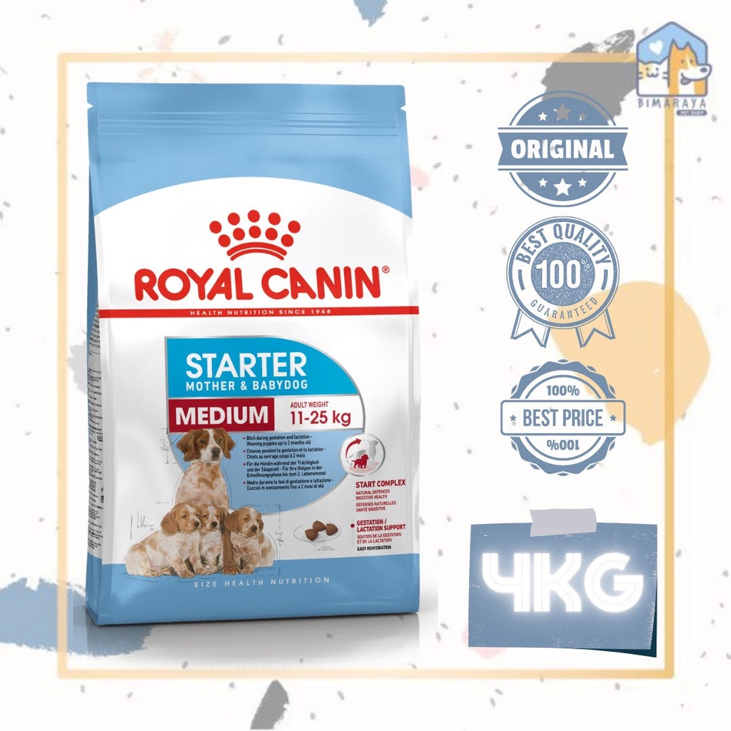 ROYAL CANIN MEDIUM STARTER MOTHER &amp; BABYDOG 4KG FRESHPACK