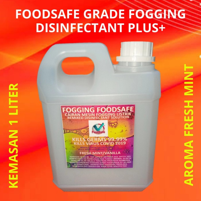 Cairan Fogging Disinfektan Food Safe Grade Mesin Foging Listrik