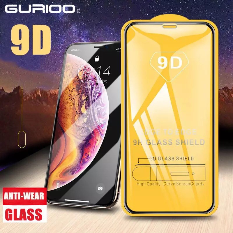 [TERMURAH] IPHONE X XS XS MAX XR 11 11 PRO 11 PRO MAX Tempered Glass Full Cover 9D Warna Anti Gores 
