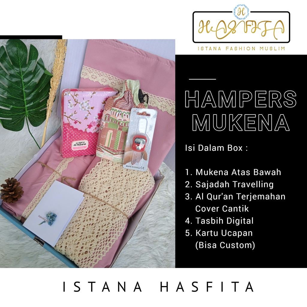 Hampers Mukena Dewasa Gift Box Murah Muslimah I Hempers Ramadhan Hari Raya Idul Fitri I Parcel Buat 