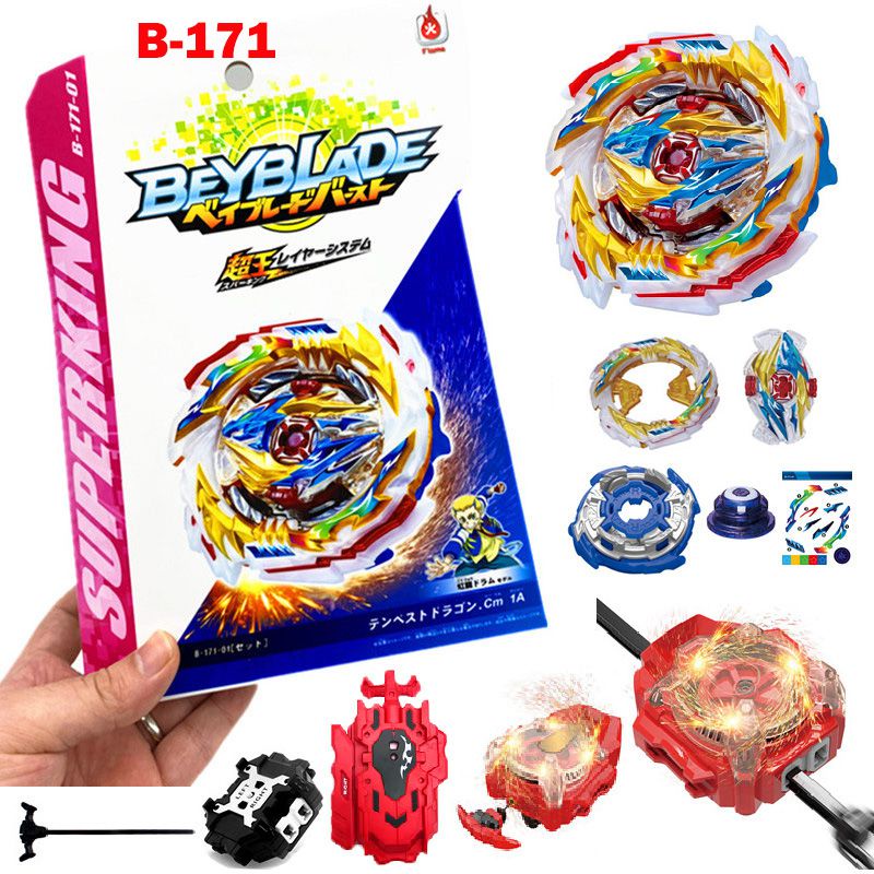 Dragon ・Cm・1A ・Single Superking ・B-171 ・Tempest Beyblade Full Peluncur Taman