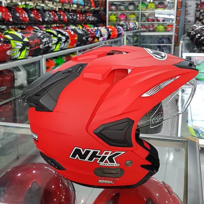 PRODUK LARIS HELM NHK PREDATOR CRYPTON NEW MERAH DOF STOK TERBATAS