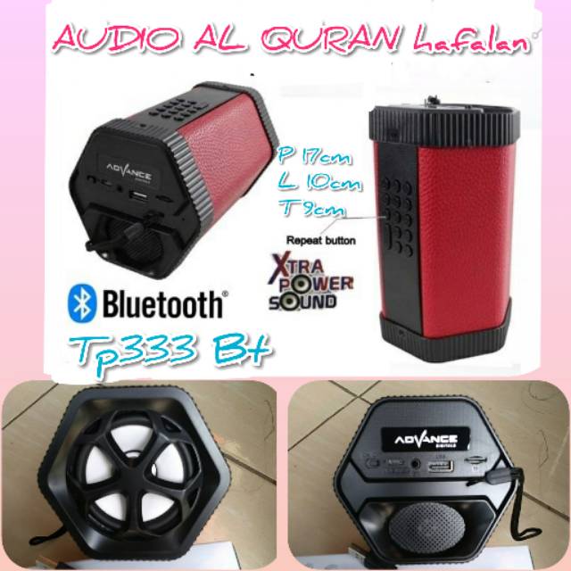 Speaker Audio Al Quran mp3 player hafalan tp333 bluetooth quran murojaah elektronik advance