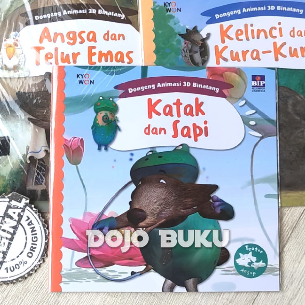 Seri Dongeng Animasi 3D Binatang: Katak dan Sapi by Kyowon