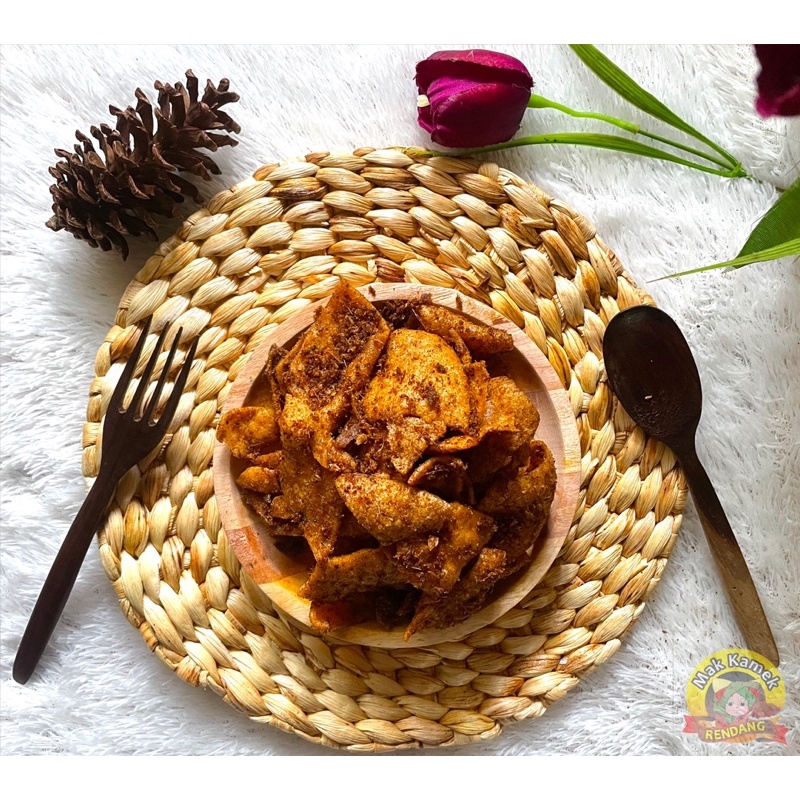 

Keripik Rendang Telur (Randang Talua) By Lapau Mak Kamek 250 gram