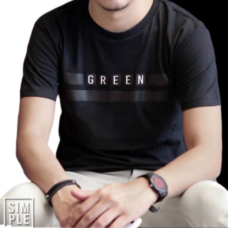 BAJU KAOS TSHIRT DISTRO GREENLIGHT ORIGINAL PRIA COWOK LAKI LAKI DEWASA PREMIUM BRANDED BANDUNG TERB