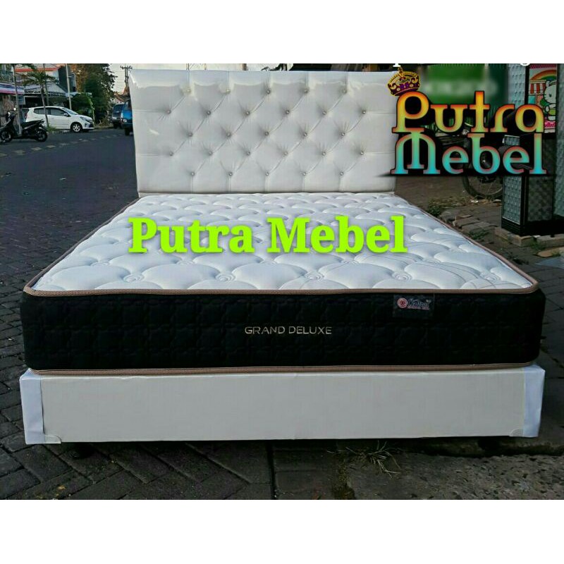 SATU SET SPRINGBED CENTRAL TYPE GRAND DELUXE DAN DIPAN SANDARAN K.5