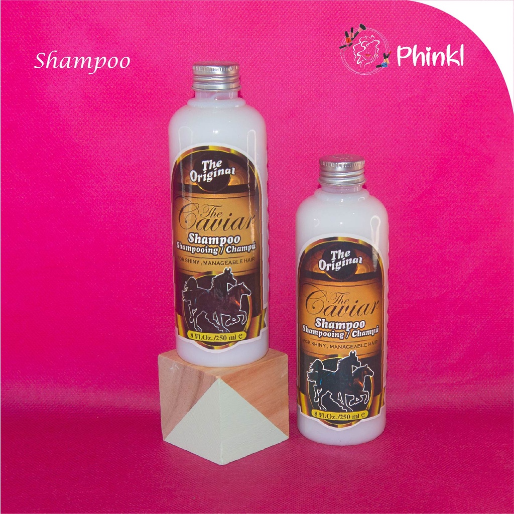 `ღ´ PHINKL `ღ´ The caviar shampoo shampo kuda untuk rambut rusak bercabang pemanjang rambut