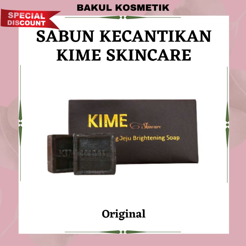 SABUN KIME Skincare Pembersih Wajah Luminizing Jeju Korea (BPOM original 1kotak)