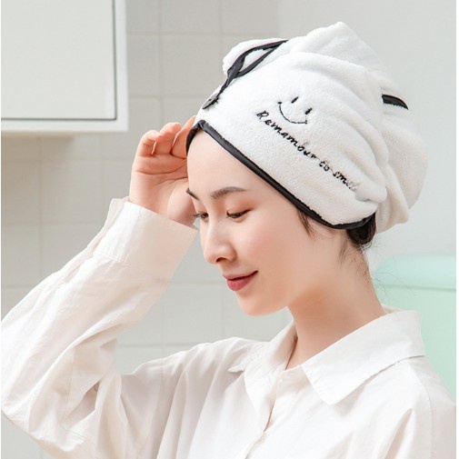 [MURAH] handuk pengering rambut magic shower cap hair drying cap magic handuk rambut import awet