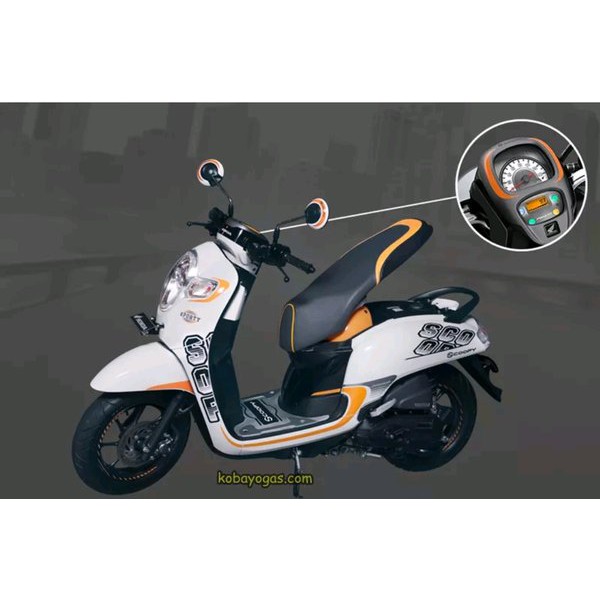 cover panel meter Speedometer Scoopy esp new K93 silver