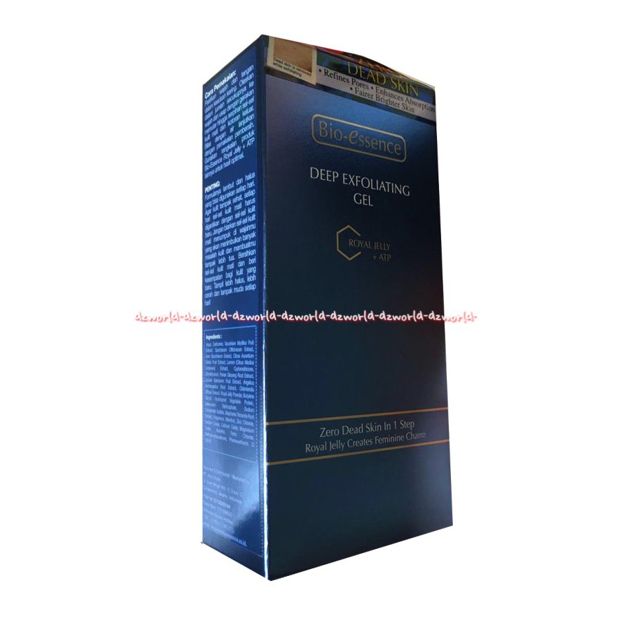 Bio Essence Deep Exfoliating Gel Royal Jelly 60gr Zero Dead Skin in 1 Gel Untuk Mengangkat Komedo