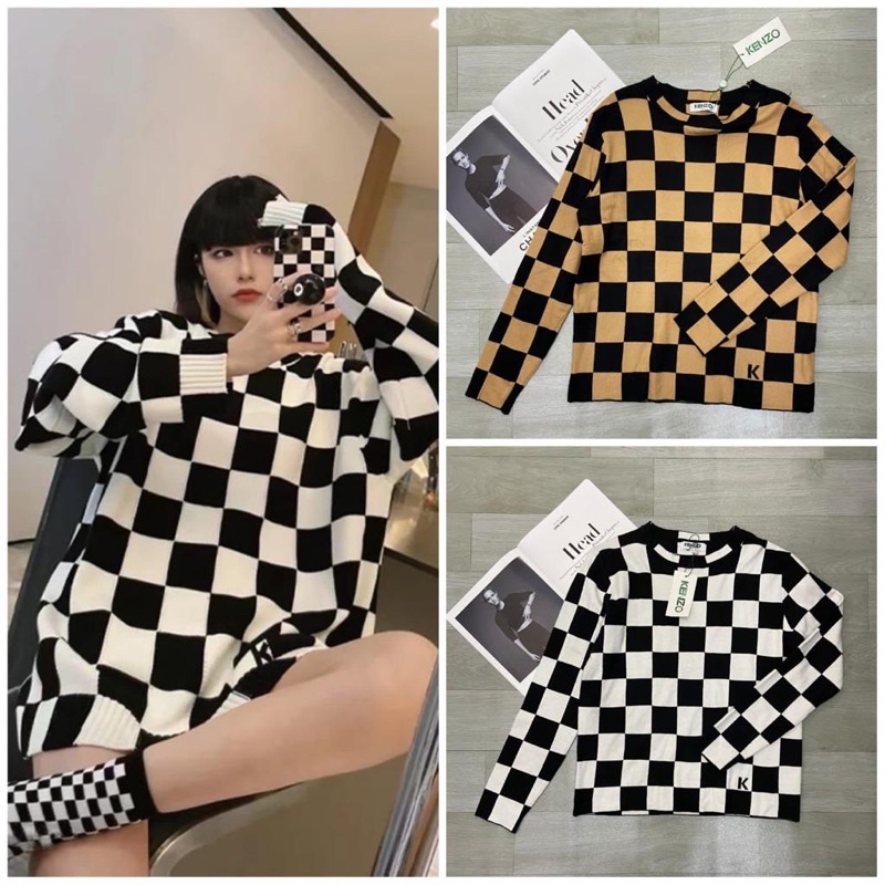 sweater wanita kenzo premium
