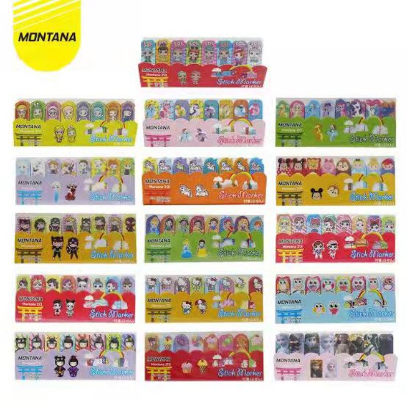 

Stick marker pembatas buku memo stick stick note 213