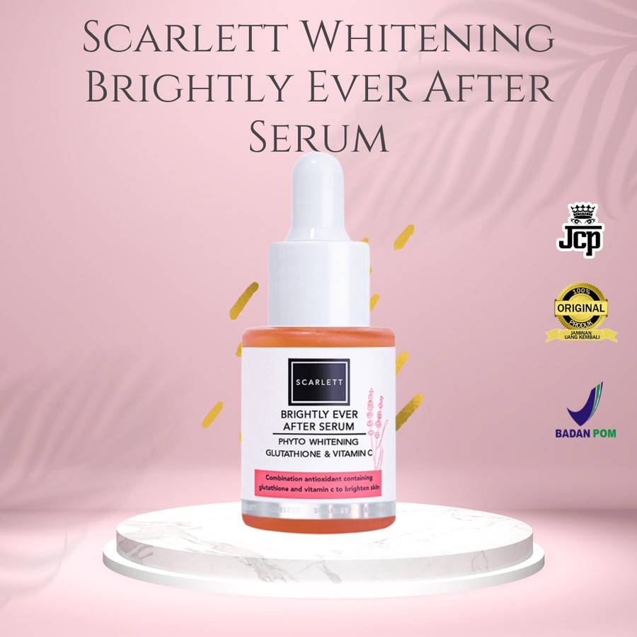 SCARLETT Whitening Brightly Ever After Serum 100% Original