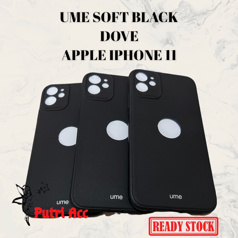 APPLE IPHONE 11 SOFTCASE SILIKON UME BLACK DOVE PROTECTION APPLE IPHONE 11