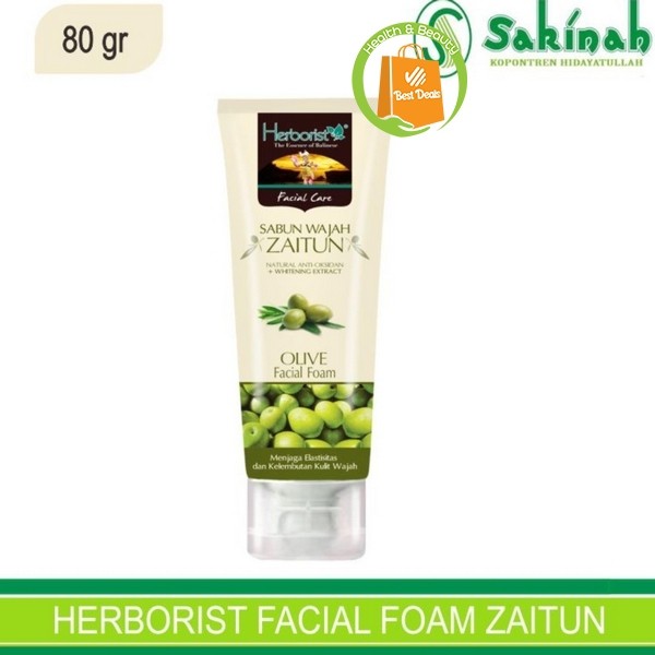 Herborist Olive Facial Foam 80 G Sabun Muka Facial Wash Sabun Wajah Shopee Indonesia