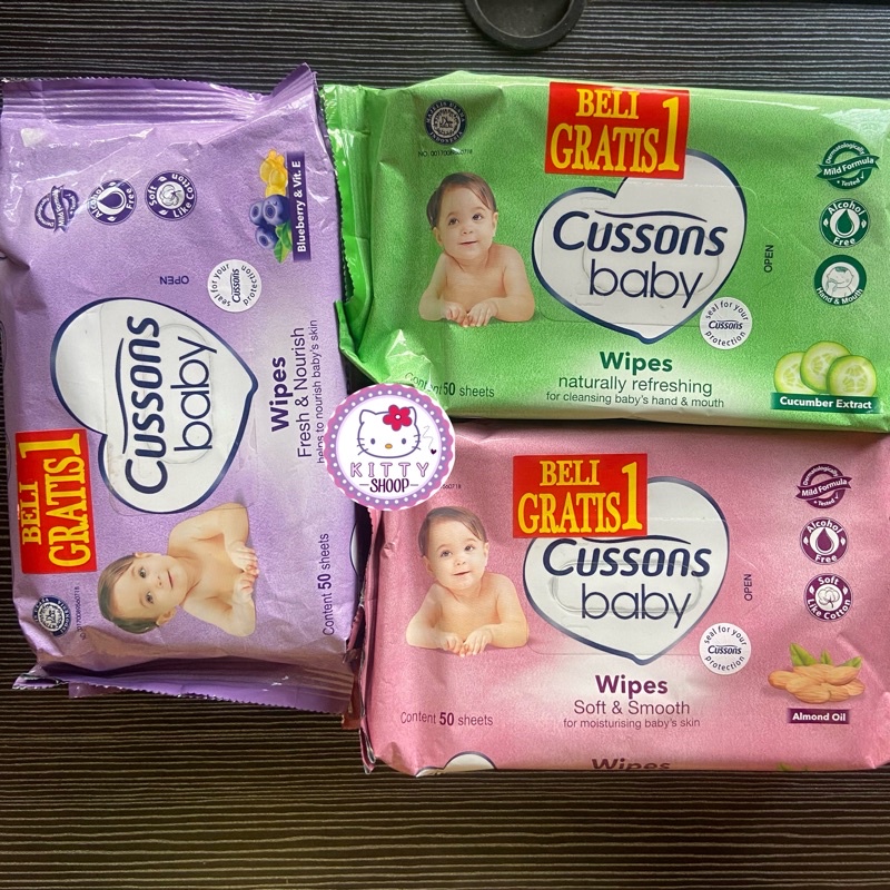 Tisu Basah Cussons Baby Wipes / Promo Tissue Tisu Basah Cusson Baby Wipes Tisu Basah Mitu Baby No Alcohol No Fragfrance Tisu Basah 50+50 lembar