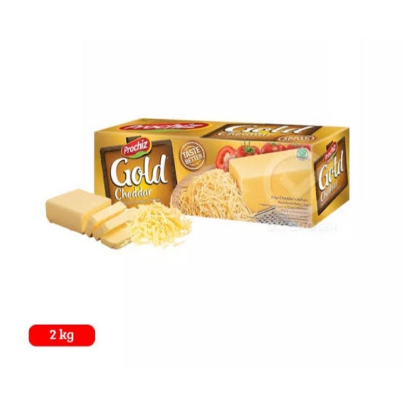 

KEJU PROCHIZ GOLD CHEDDAR 2kg & Keju my chiz 2kg