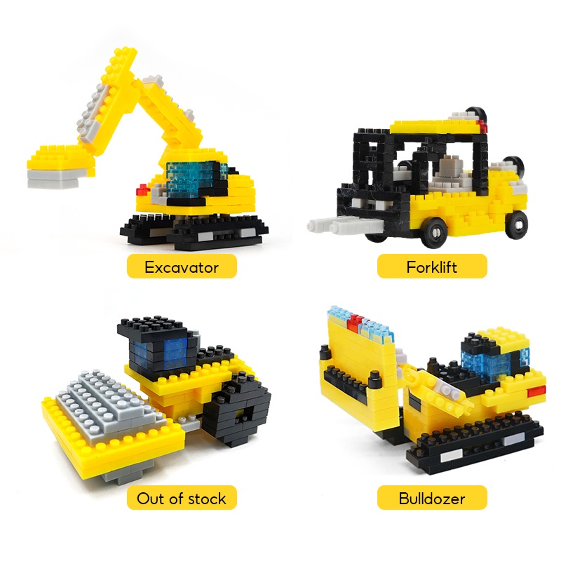 KKV -Jike Building Blocks - Vehicle / Blok Mainan - Kendaraan
