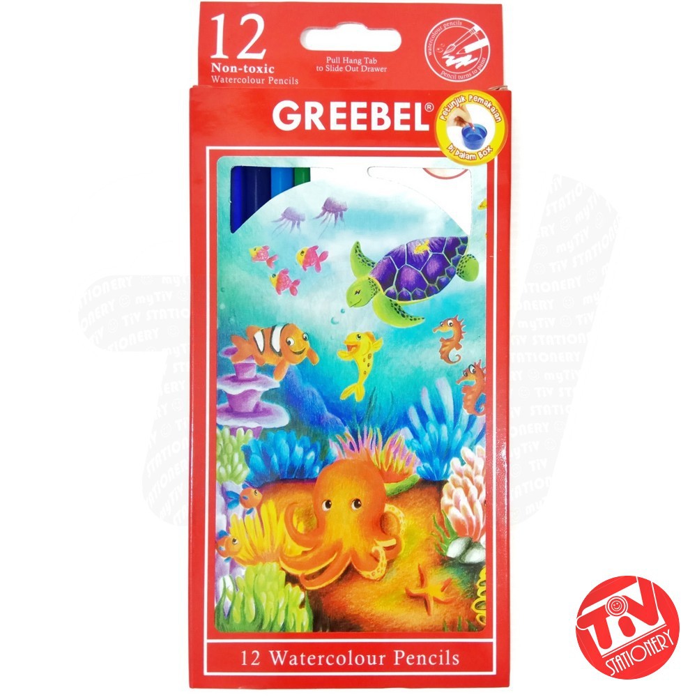 

Pensil Warna GREEBEL Watercolour 12 Warna