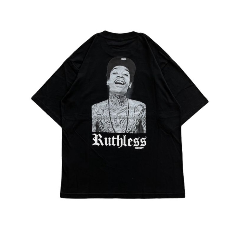 T-SHIRT RUTHLESS OVERSIZED - WIZ KHALIFA BACK