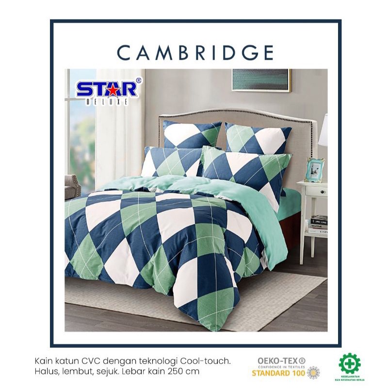 Bedcover Star Sprei Set Star Katun Premium