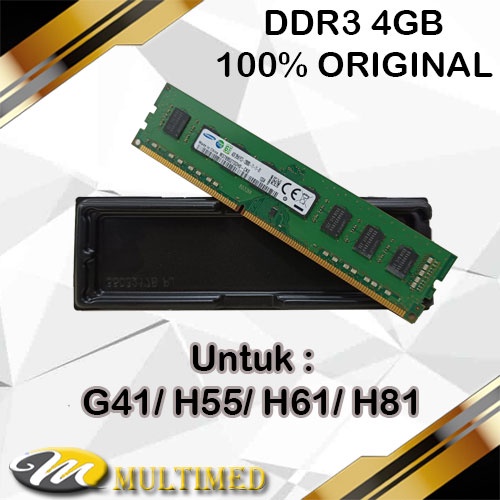 Promo RAM Memory PC DDR3 4GB PC10600 - PC12800 Merk Campur