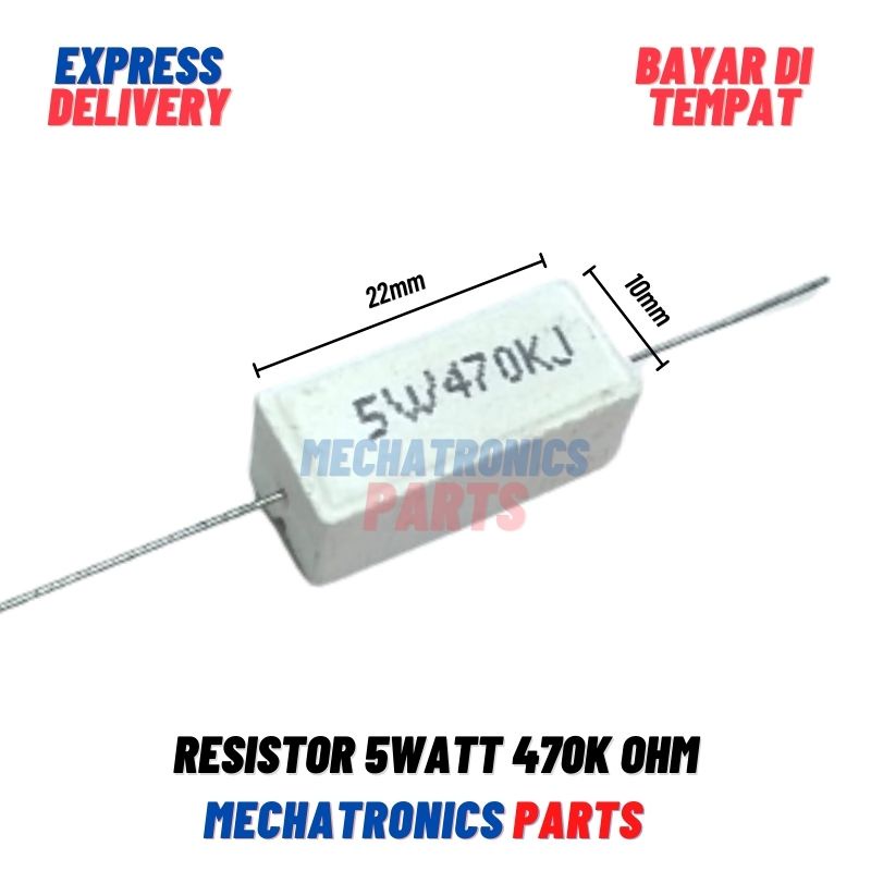 [PAS-9325] RESISTOR 5WATT 470K