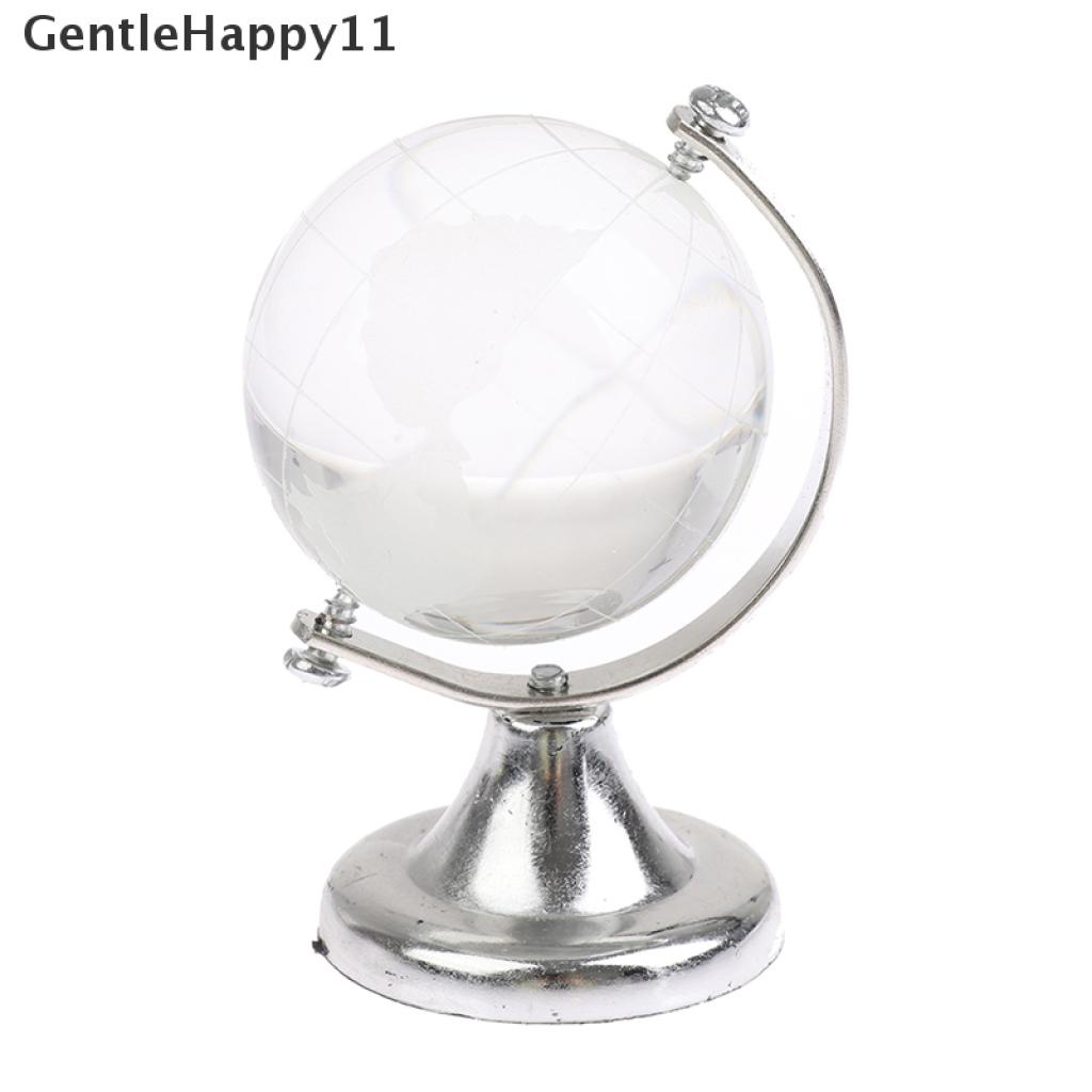 Gentlehappy Mainan Miniatur Globe Rolling Dengan Stand Untuk Aksesoris Rumah Boneka 1: 12