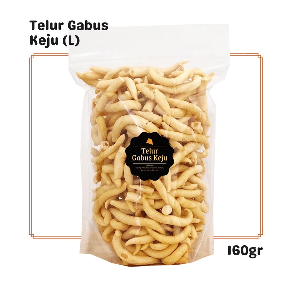 

Telur Gabus Keju (L) 160gr / Snack Cemilan / Camilan Enak Asin Gurih Renyah