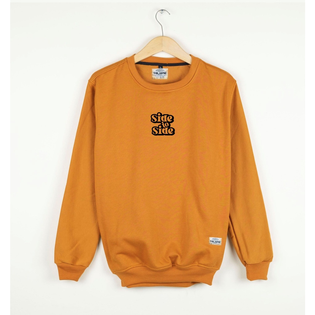 Talking Suiter Crewneck Pria Wanita Oversize Kuning SID TO SID