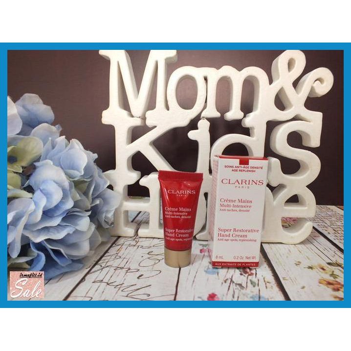 creamhand- clarins super restorative age control hand cream 8ml -asliii.
