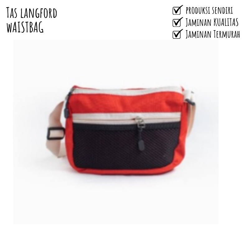 Tas Waistbag Selempang Travel Remaja Dewasa Pinggang Bahu Dada Model Korea Fashion Terkini Stylish Terbaru Murah Simple Casual Elegan Premium  Import Lokal Original Unisex Pria Wanita Cewek Cowok